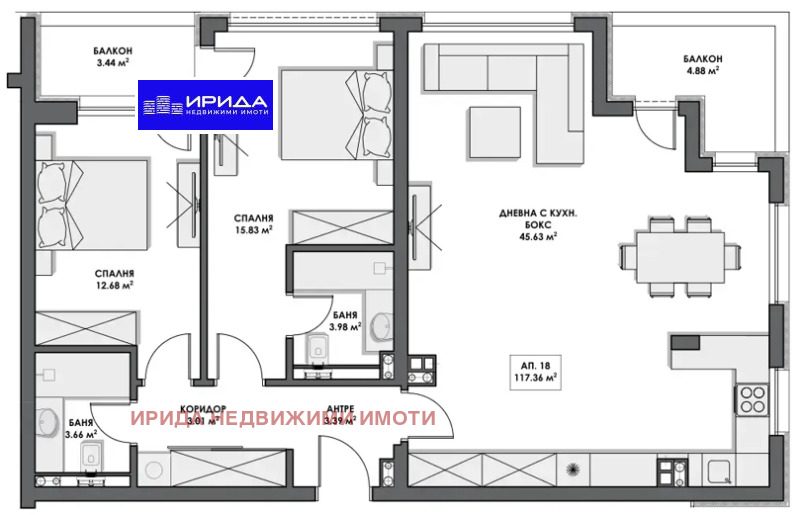 Продава 3-СТАЕН, гр. София, Бояна, снимка 1 - Aпартаменти - 47229984