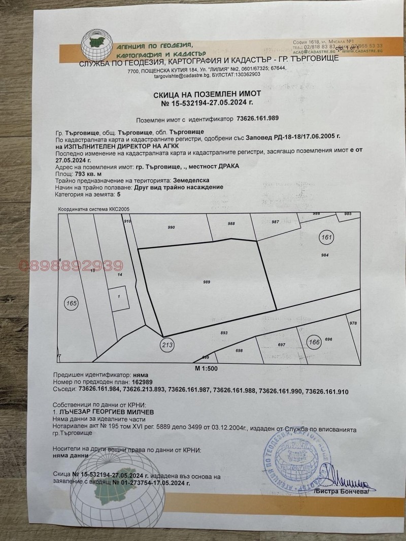 Продава ПАРЦЕЛ, гр. Търговище, Вилна зона, снимка 7 - Парцели - 52780074