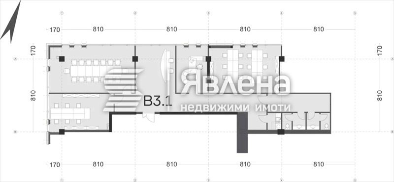 Дава под наем ОФИС, гр. Пловдив, Христо Смирненски