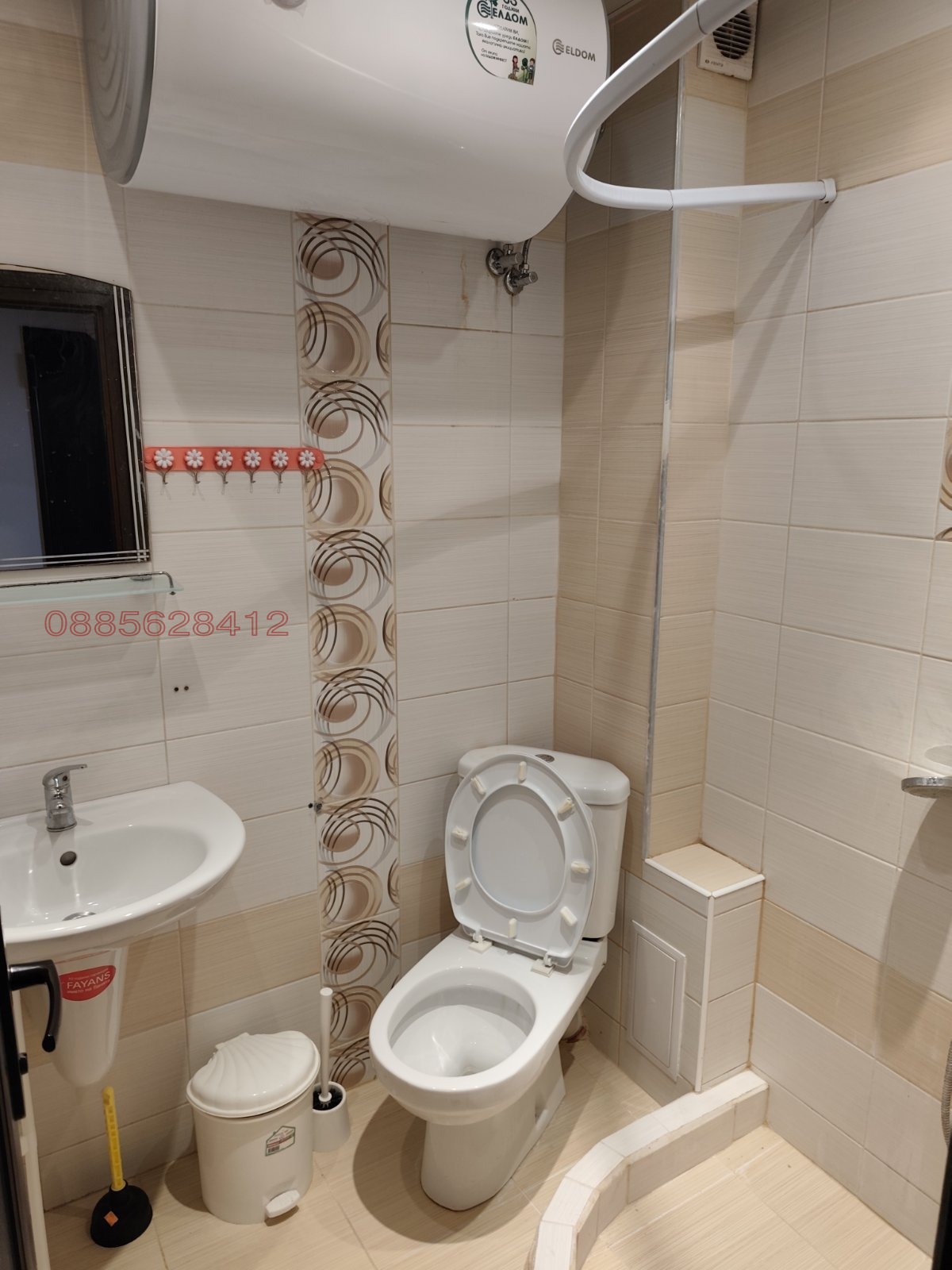 Дава под наем 3-СТАЕН, гр. Варна, Колхозен пазар, снимка 3 - Апартаменти - 53782600