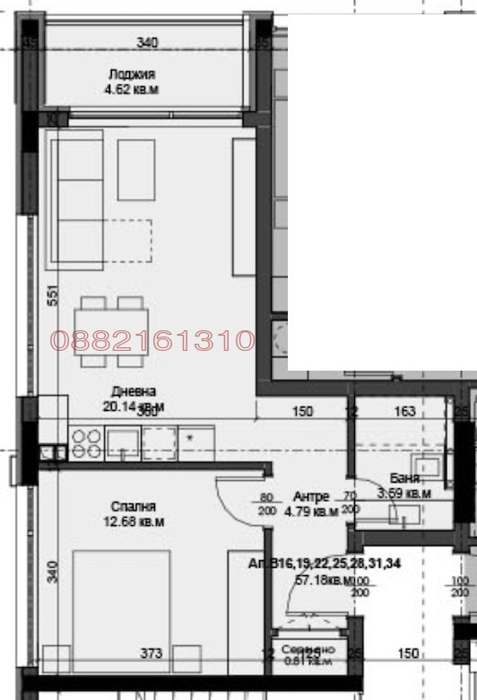 Дава под наем 2-СТАЕН, гр. Варна, Чайка, снимка 17 - Апартаменти - 53119408