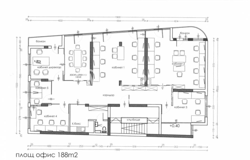 För uthyrning  Kontor Sofia , Hladilnika , 189 kvm | 48867348 - bild [4]