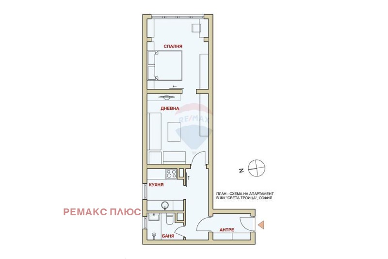 В аренду  1 спальня София , Света Троица , 55 кв.м | 49472003 - изображение [11]