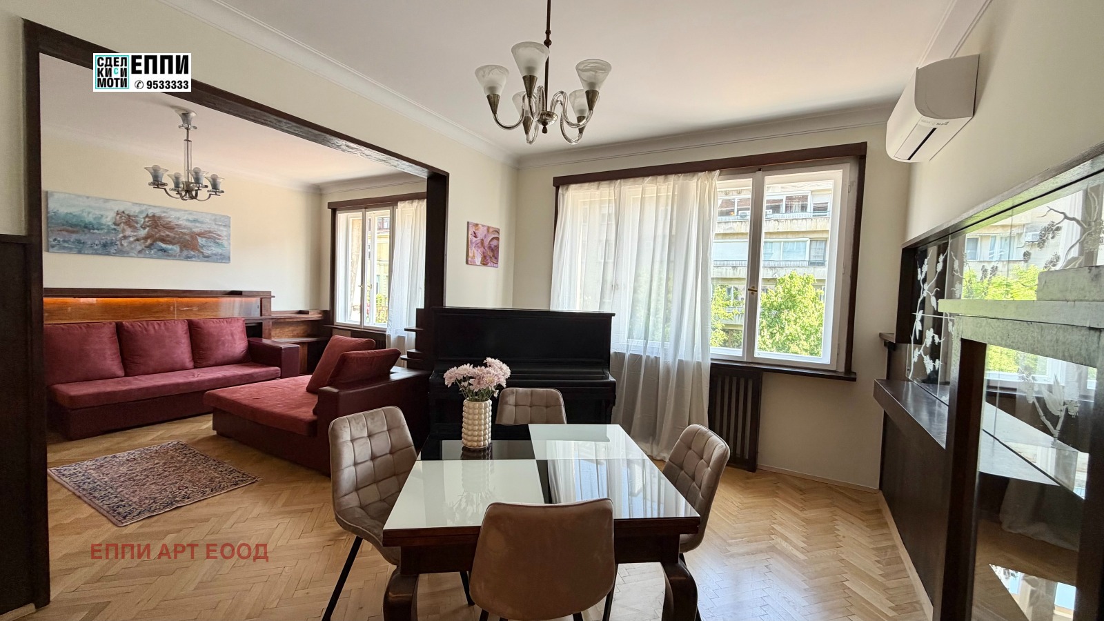 Дава под наем 3-СТАЕН, гр. София, Център, снимка 2 - Апартаменти - 54366222