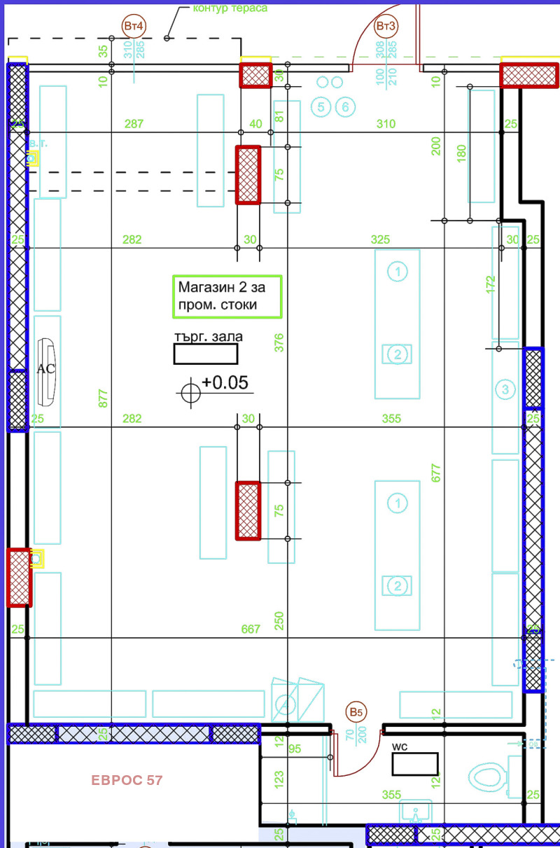 Til leje  Butik Plovdiv , Vastanicheski , 80 kvm | 59362873 - billede [5]