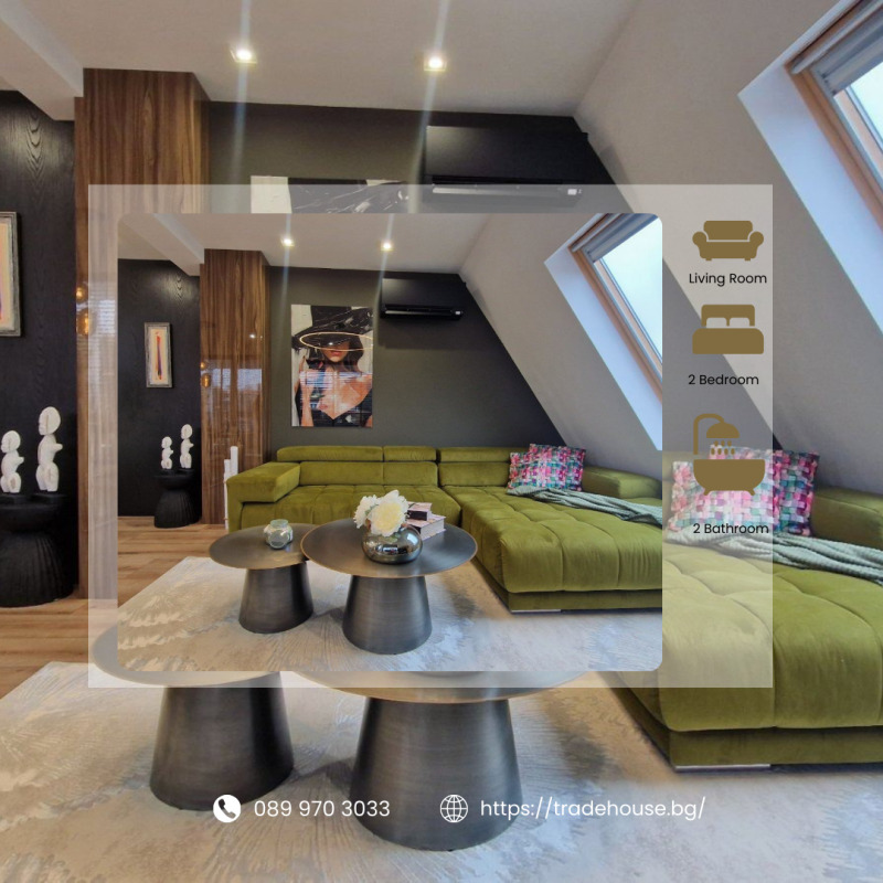 Под наем 3-СТАЕН, град Пловдив, Център • 2000 € / 3911.66 лв. • 94006399 1