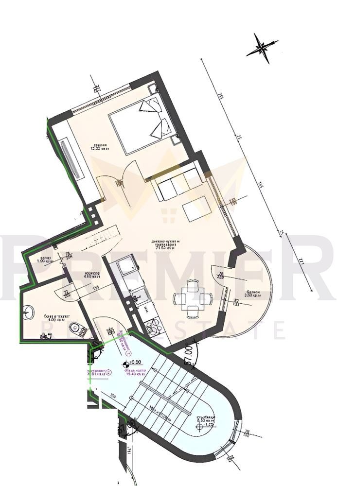 De inchiriat  1 dormitor Varna , m-t Dolna Traca , 62 mp | 24172242 - imagine [16]
