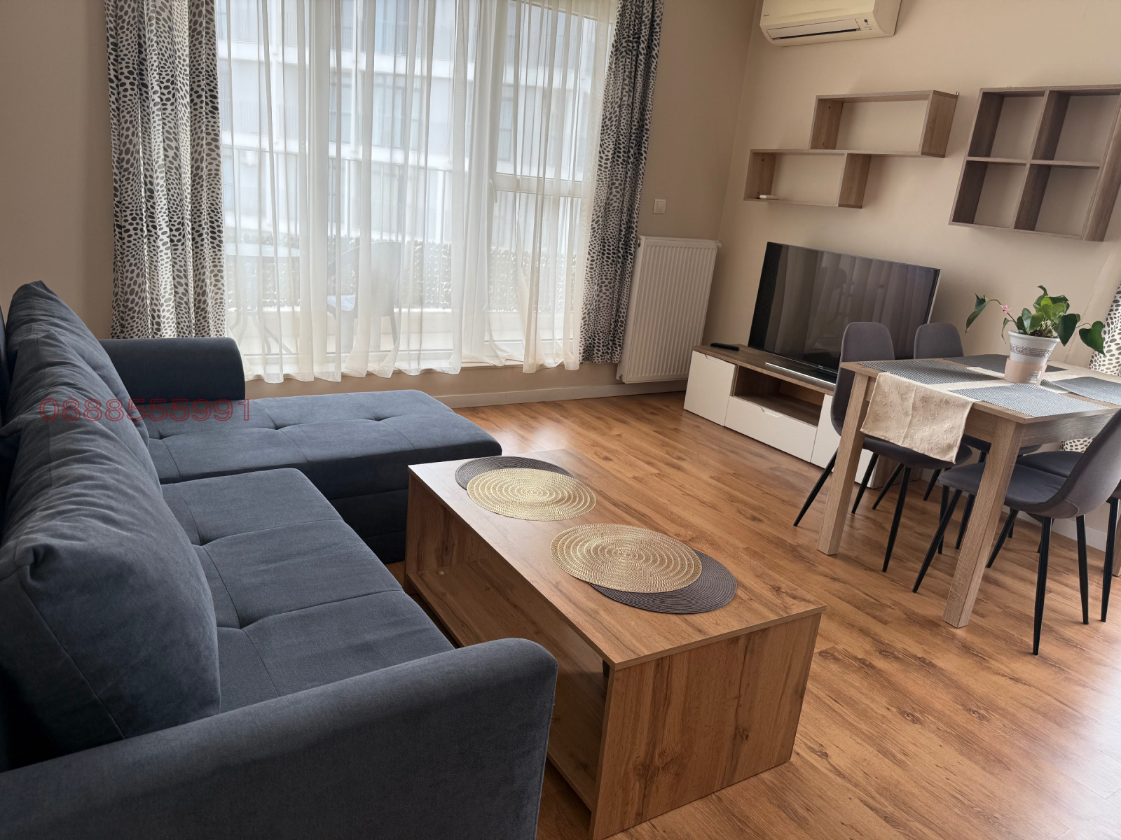 Дава под наем 2-СТАЕН, гр. София, Дружба 2, снимка 2 - Апартаменти - 54071148