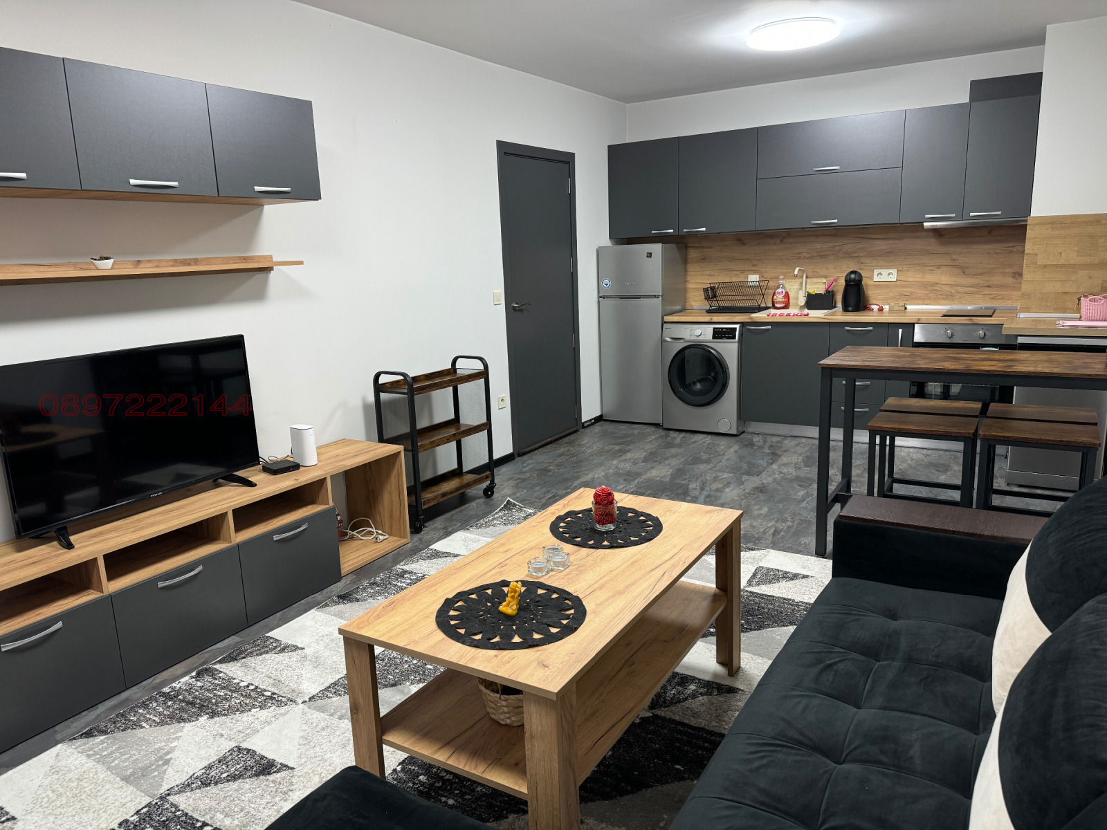 Дава под наем 2-СТАЕН, гр. София, Малинова долина, снимка 3 - Апартаменти - 53750761