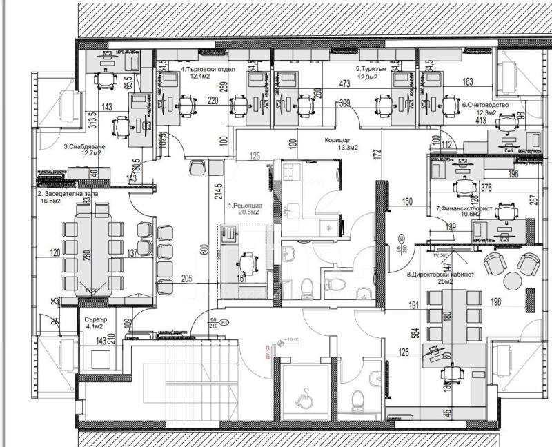 Дава под наем ОФИС, гр. София, Хиподрума, снимка 2 - Офиси - 53002747
