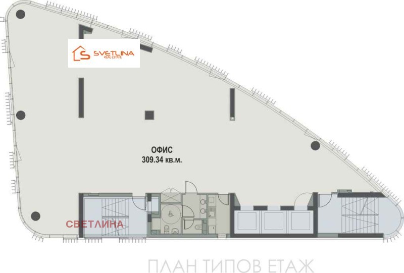 Vuokrattavana  Toimisto Sofia , Manastirski livadi , 356 neliömetriä | 77075705 - kuva [7]
