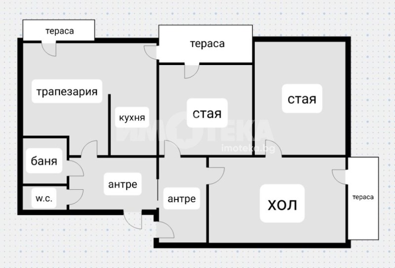 Дава под наем  3-стаен град София , Медицинска академия , 120 кв.м | 64058956 - изображение [4]