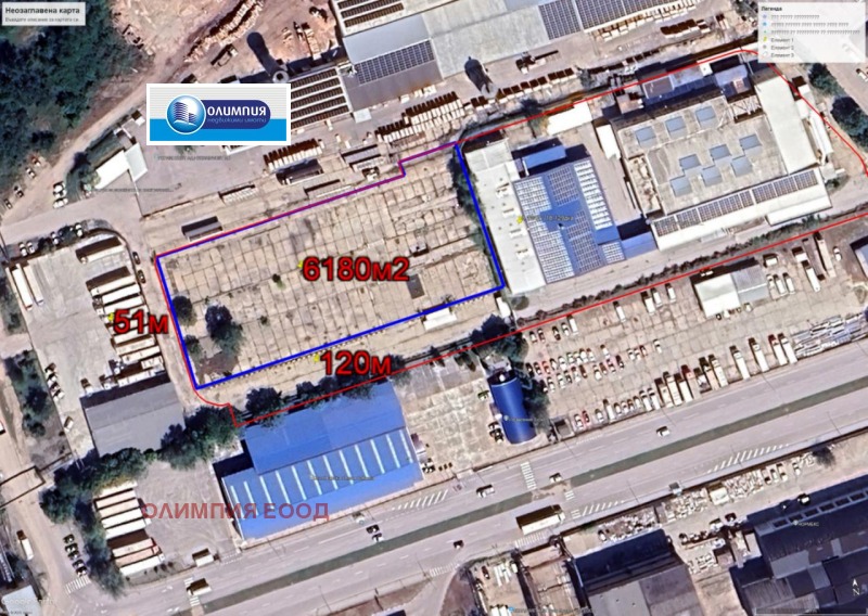 В оренду  Зберігання Русе , Промишлена зона - Изток , 6200 кв.м | 53875143