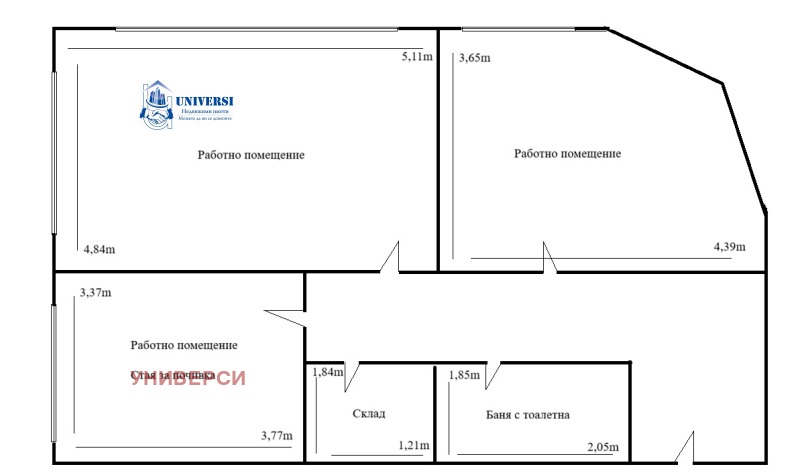 Дава под наем ОФИС, гр. София, Дружба 2, снимка 16 - Офиси - 53086555