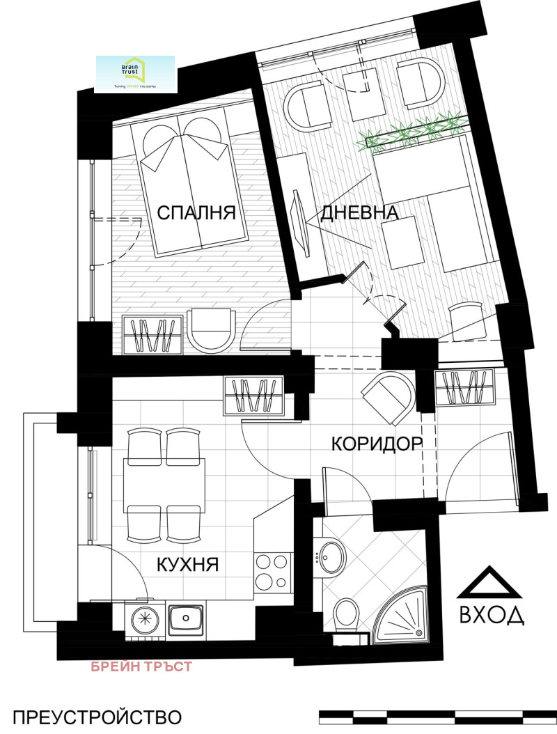 Дава под наем 2-СТАЕН, гр. София, Център, снимка 13 - Aпартаменти - 47928991