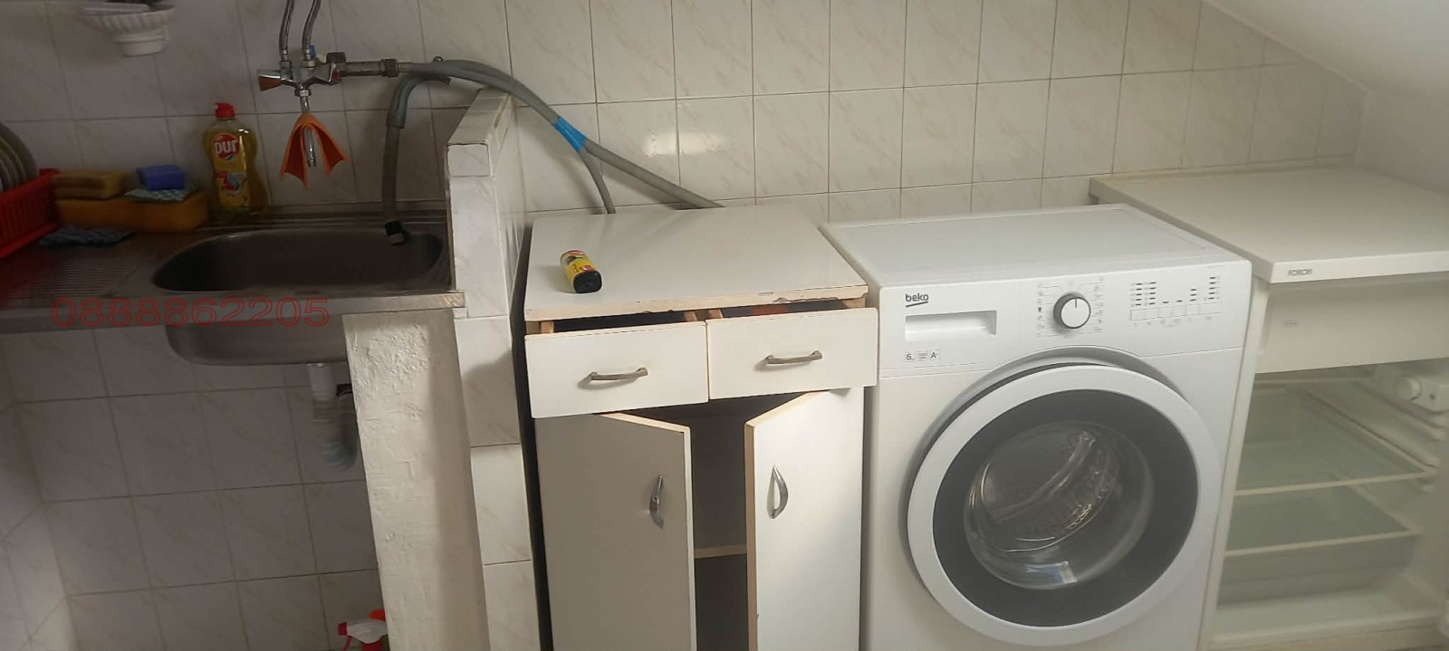 Дава под наем АТЕЛИЕ, ТАВАН, гр. Варна, Цветен квартал, снимка 4 - Апартаменти - 53924101