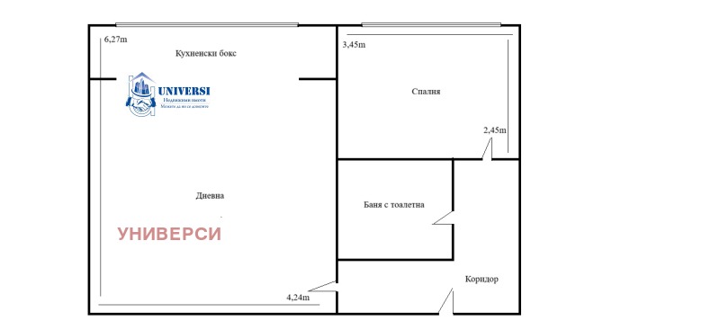 Дава под наем 2-СТАЕН, гр. София, Младост 3, снимка 9 - Апартаменти - 53083664
