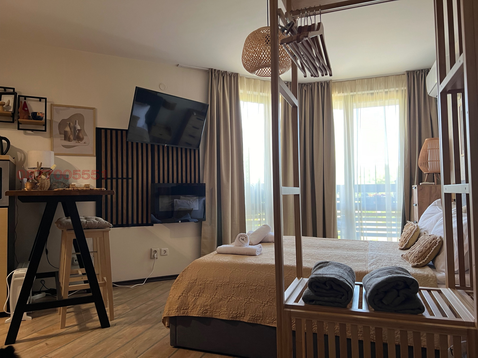 Дава под наем 1-СТАЕН, гр. Банско, област Благоевград, снимка 4 - Апартаменти - 54294191