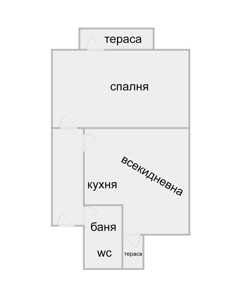 Дава под наем 2-СТАЕН, гр. Варна, Чаталджа, снимка 10 - Aпартаменти - 48604175