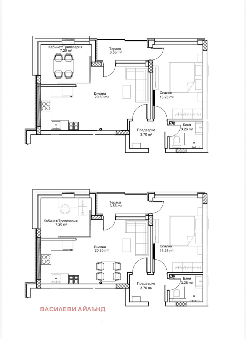Дава под наем 2-СТАЕН, гр. София, Хладилника, снимка 17 - Апартаменти - 53128117