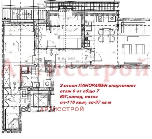 Дава под наем 3-СТАЕН, гр. София, Витоша, снимка 7 - Апартаменти - 55631450