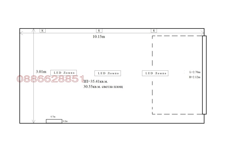 Дава под наем СКЛАД, гр. София, Овча купел, снимка 6 - Складове - 53523702