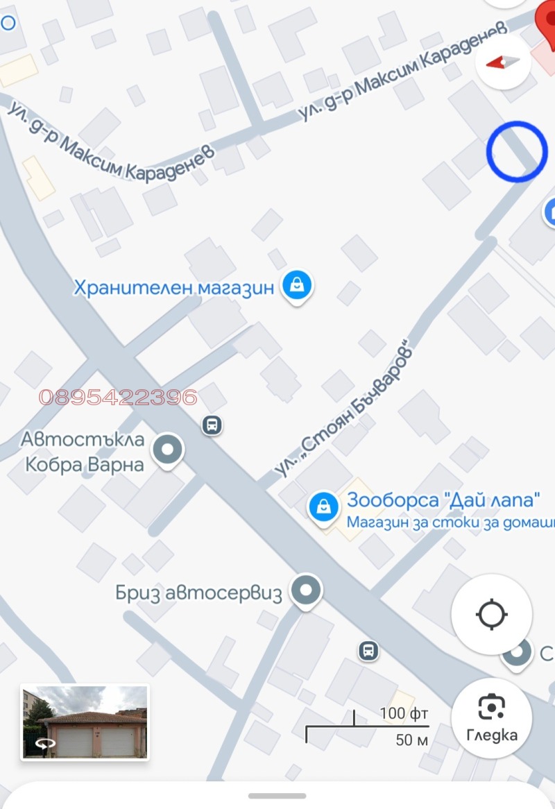 Дава под наем ГАРАЖ, ПАРКОМЯСТО, гр. Варна, Бриз, снимка 2 - Гаражи и паркоместа - 52781910