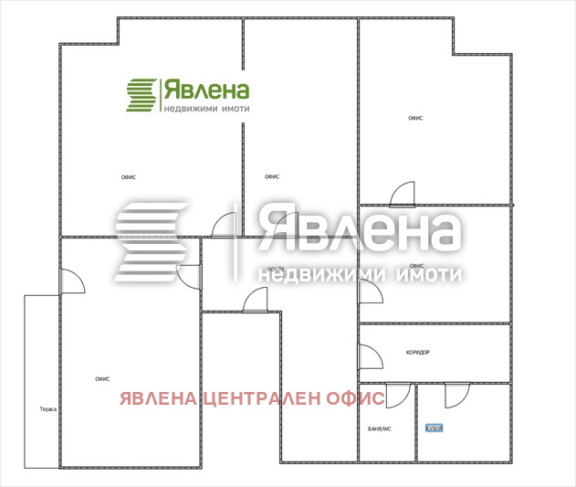 Дава под наем ОФИС, гр. София, Център, снимка 1 - Офиси - 49069277