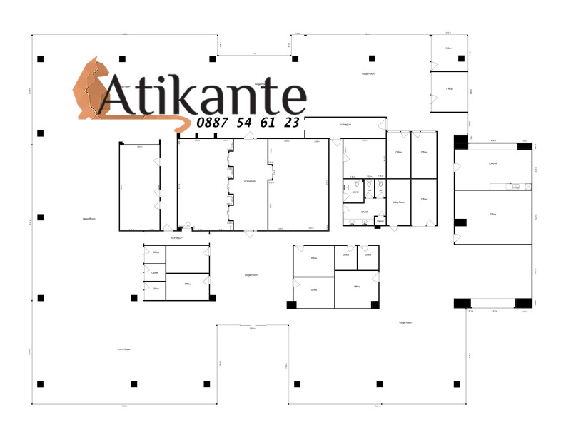 Дава под наем ОФИС, гр. София, 7-ми 11-ти километър, снимка 15 - Офиси - 52633168