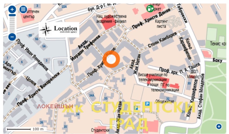 Дава под наем ГАРАЖ, ПАРКОМЯСТО, гр. София, Студентски град, снимка 2 - Гаражи и паркоместа - 53306824