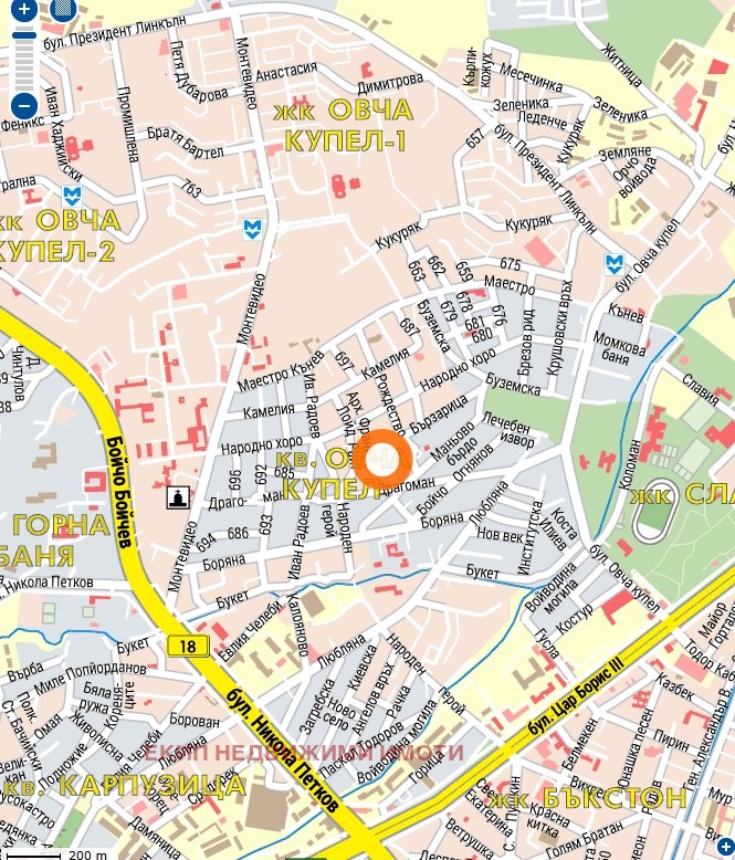 Дава под наем 2-СТАЕН, гр. София, Овча купел, снимка 9 - Апартаменти - 53538514