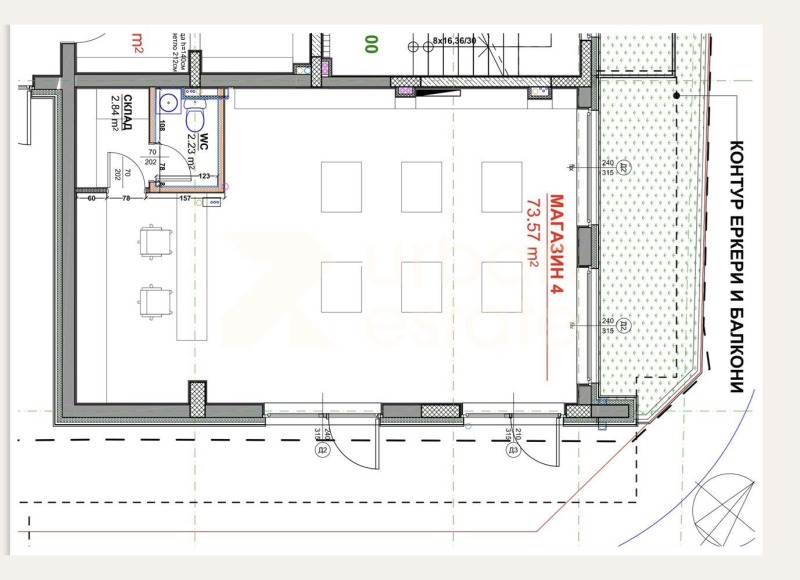Дава под наем МАГАЗИН, гр. София, Изток, снимка 2 - Магазини - 53410293