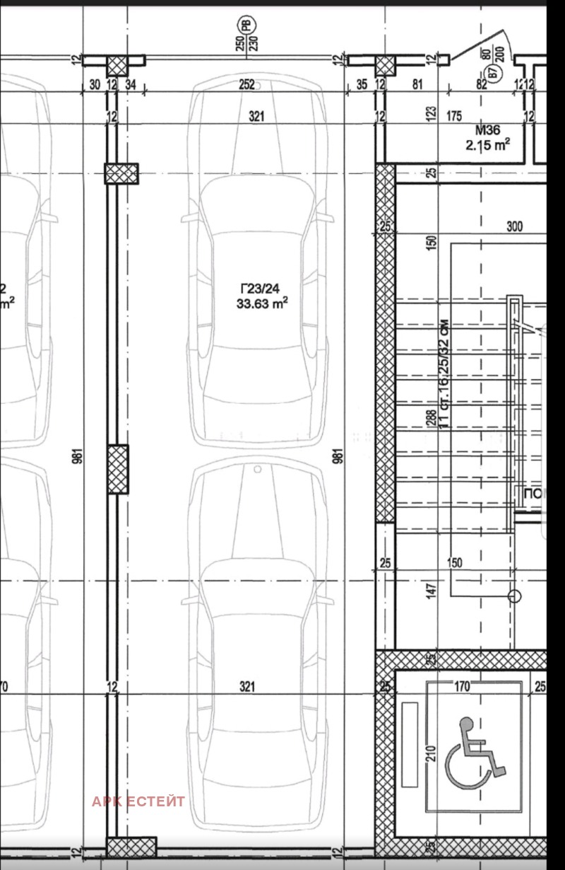 Дава под наем ГАРАЖ, ПАРКОМЯСТО, гр. София, Малинова долина, снимка 3 - Гаражи и паркоместа - 53195368