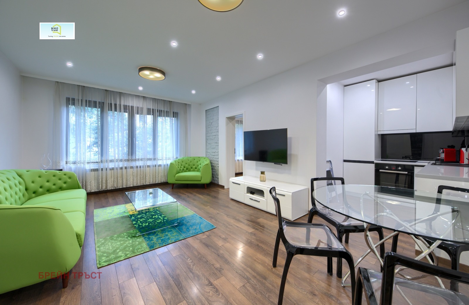 Дава под наем 3-СТАЕН, гр. София, Център, снимка 2 - Апартаменти - 53071973