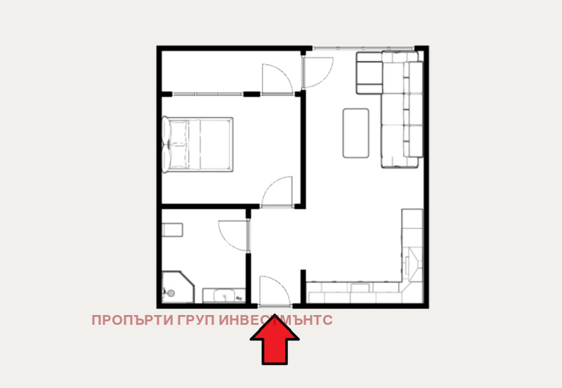 För uthyrning  1 sovrum Sofia , Centar , 61 kvm | 50369495 - bild [6]