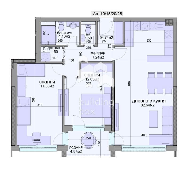 De inchiriat  2 dormitoare Varna , Pobeda , 113 mp | 90422557 - imagine [15]