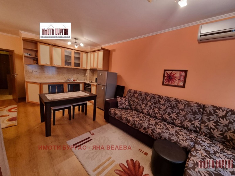 Дава под наем 1-СТАЕН, гр. Бургас, Изгрев, снимка 2 - Апартаменти - 53415461