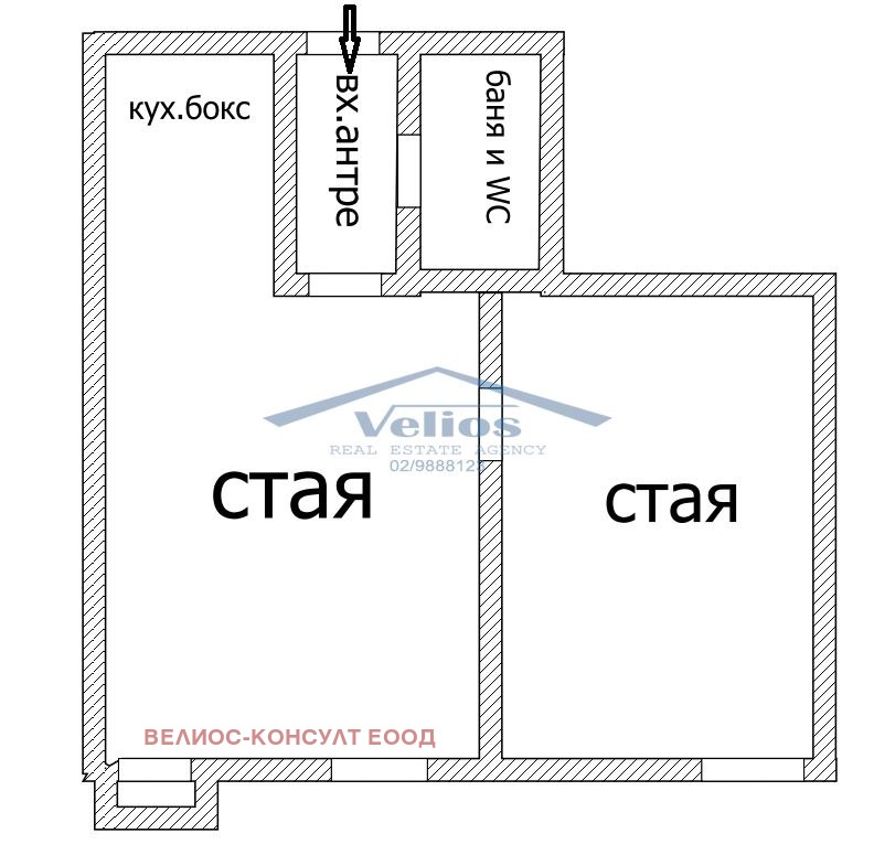 Дава под наем ОФИС, гр. София, Център, снимка 2 - Офиси - 47608539