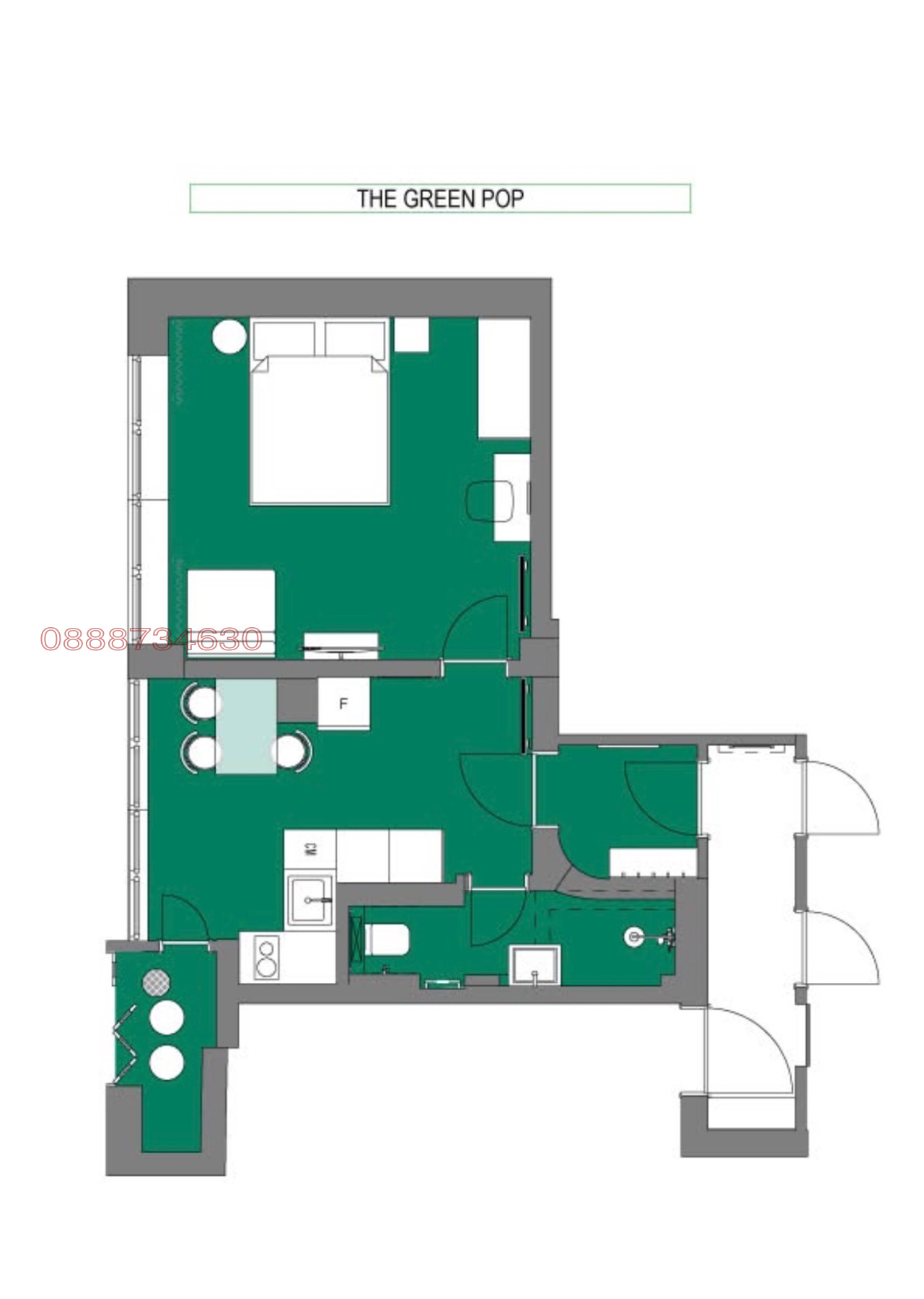 Дава под наем 2-СТАЕН, гр. София, Център, снимка 8 - Апартаменти - 53788906