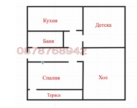 Дава под наем 3-СТАЕН, гр. Димитровград, област Хасково, снимка 2 - Апартаменти - 55749478