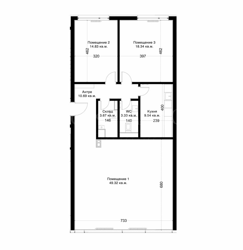 Дава под наем ОФИС, гр. София, Манастирски ливади, снимка 2 - Офиси - 53178332