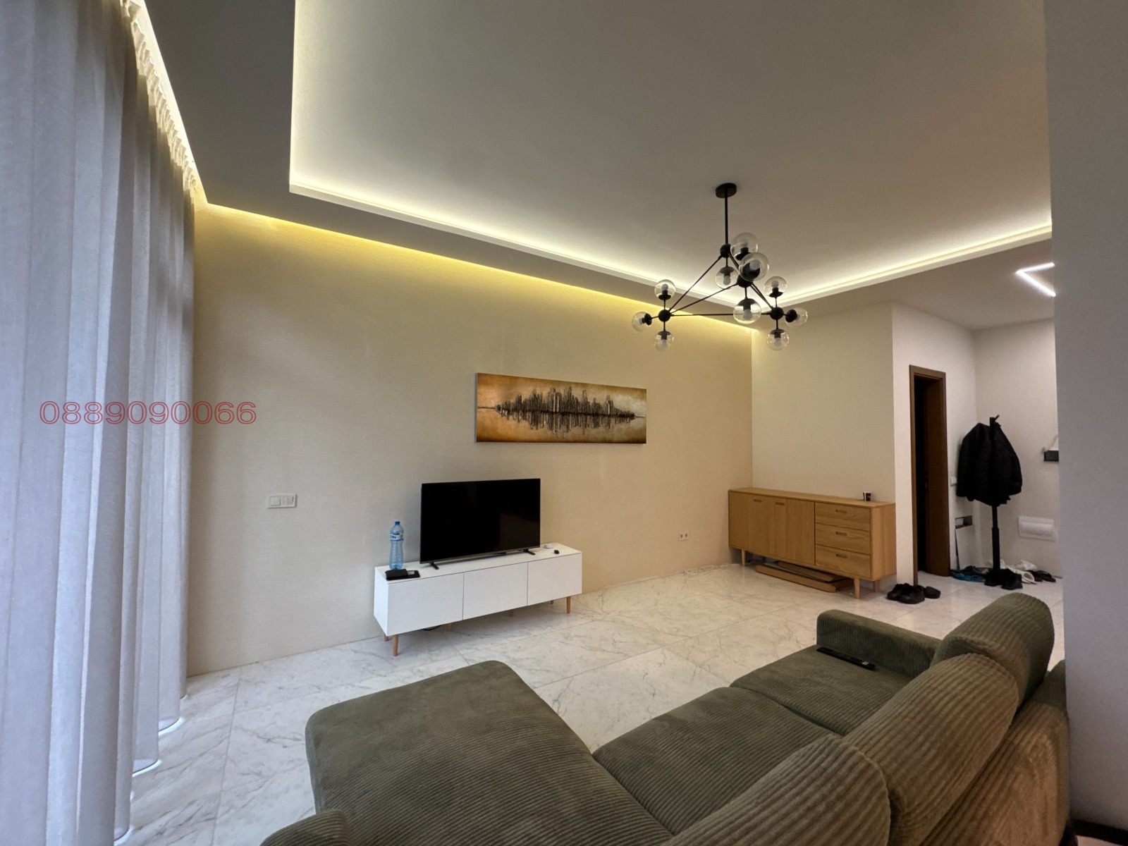 Дава под наем 3-СТАЕН, гр. София, Кръстова вада, снимка 3 - Апартаменти - 54005025