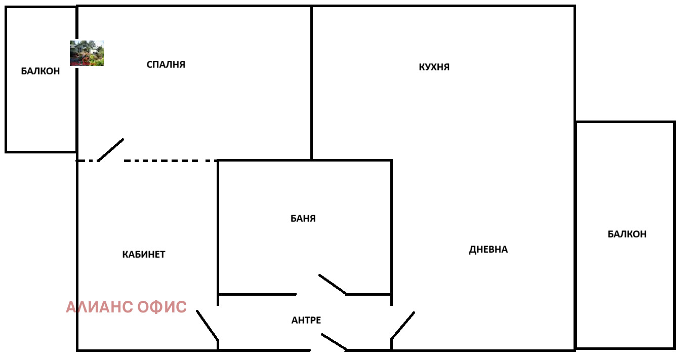 Дава под наем 2-СТАЕН, гр. София, Карпузица, снимка 11 - Апартаменти - 55874575