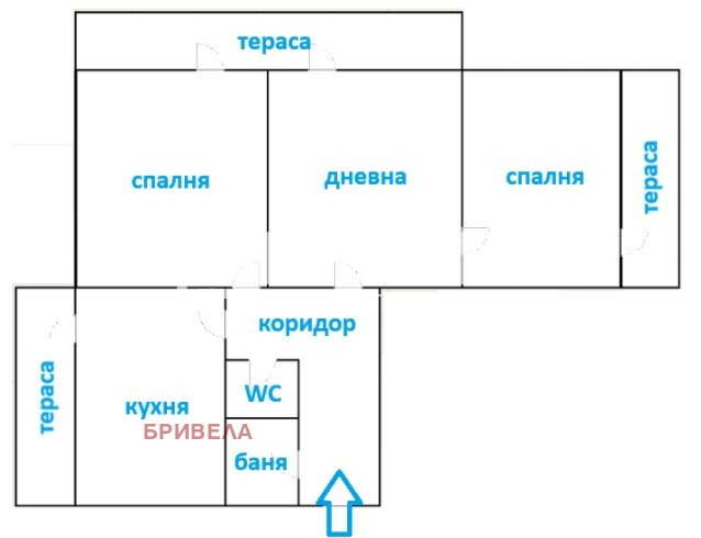 Дава под наем 3-СТАЕН, гр. София, Красна поляна 2, снимка 12 - Апартаменти - 55309327