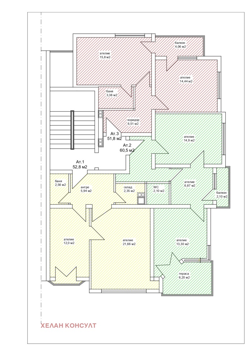 K pronájmu  Kancelář Sofia , Centar , 600 m2 | 53849431 - obraz [17]