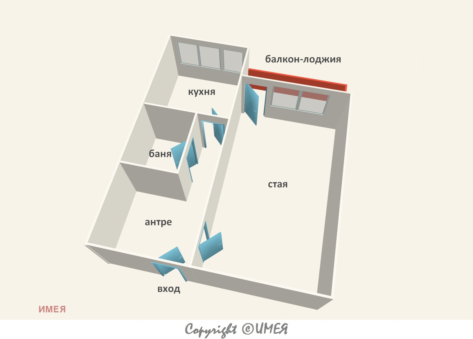 Дава под наем 1-СТАЕН, гр. София, Зона Б-5, снимка 9 - Апартаменти - 56164805