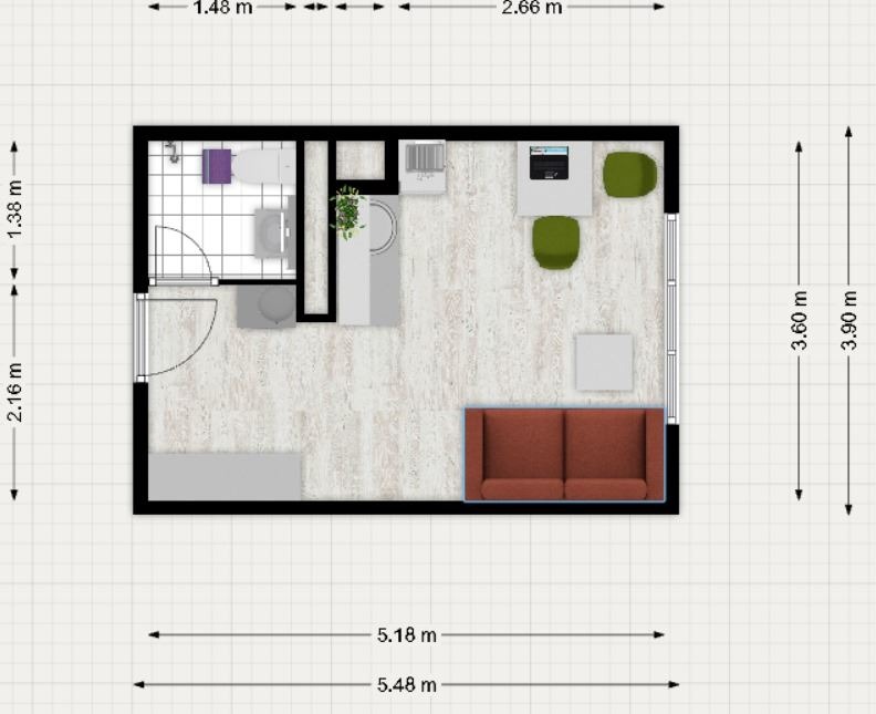 Дава под наем  1-стаен град София , Хиподрума , 22 кв.м | 15019146 - изображение [16]