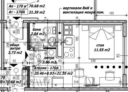 Дава под наем  1-стаен град София , Хиподрума , 22 кв.м | 15019146 - изображение [17]