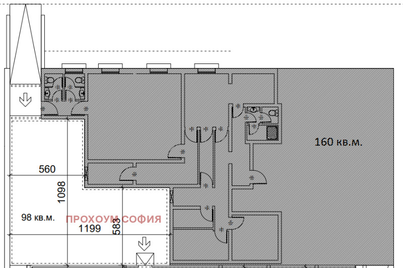 Do wynajęcia  Bar; kawiarnia Sofia , Manastirski liwadi , 160 mkw | 26064223 - obraz [17]