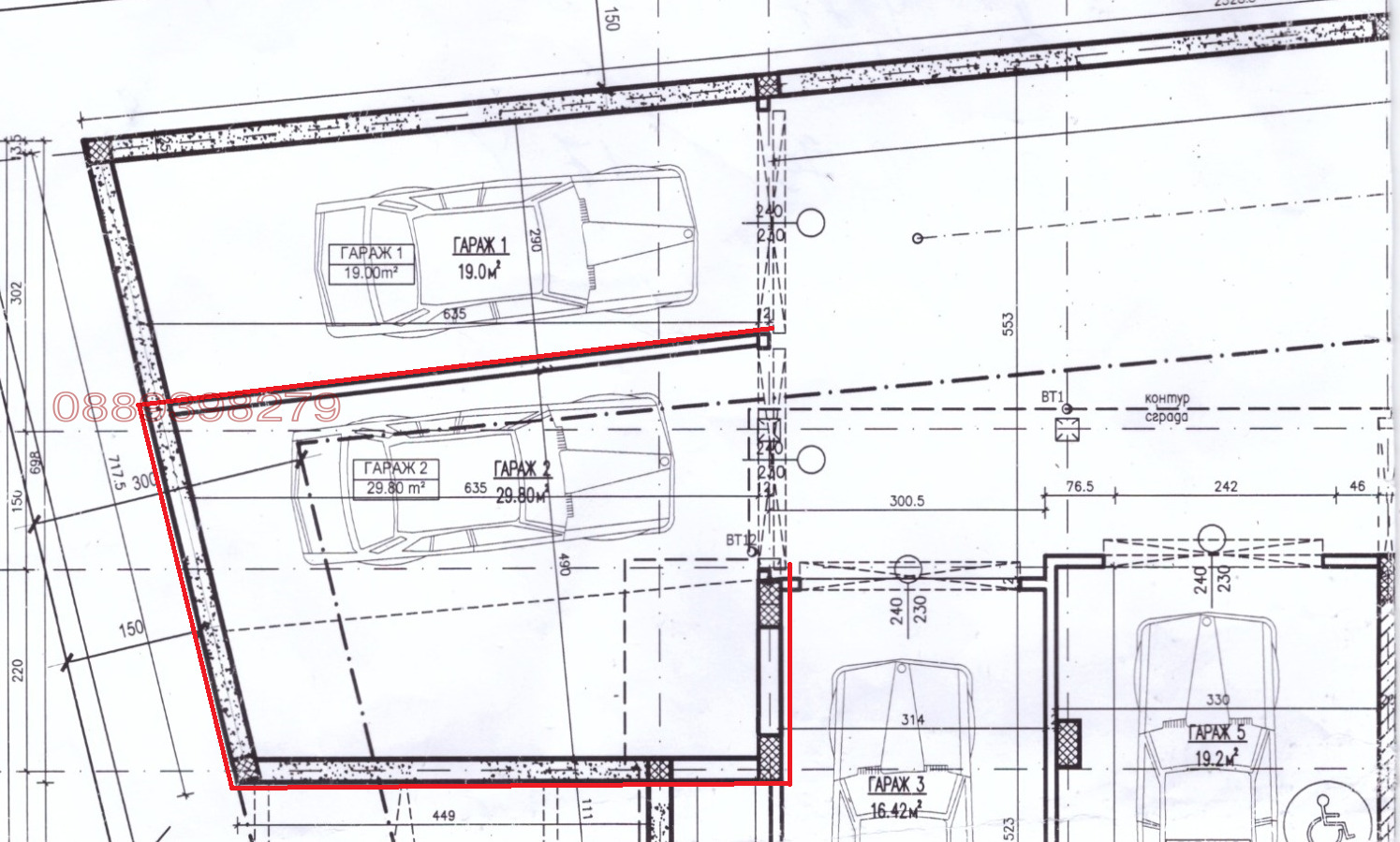 Дава под наем ГАРАЖ, ПАРКОМЯСТО, гр. София, Карпузица